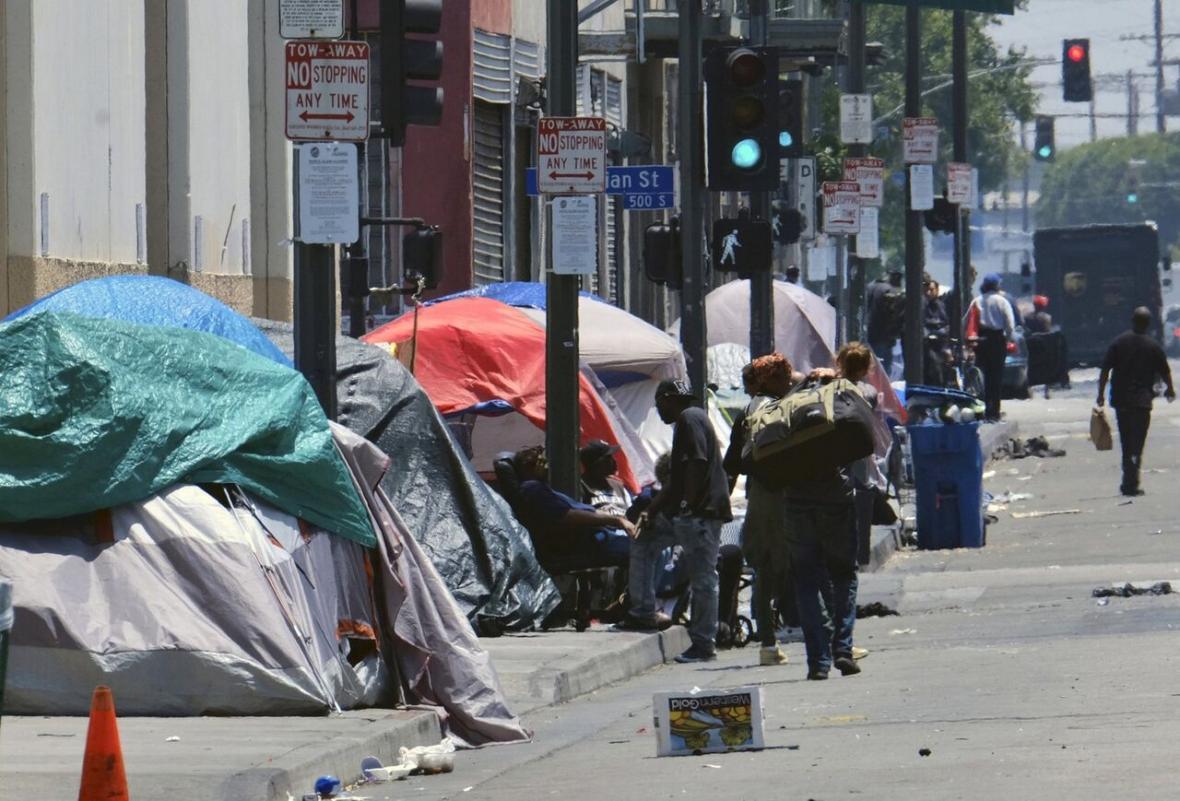 رشد 2.7 درصدی جمعیت بی خانمان ها در کالیفرنیا