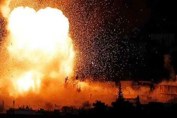انفجار انبار مهمات تروریستها در ادلب