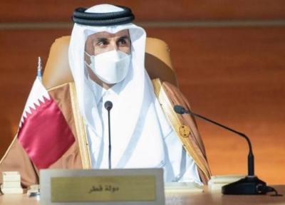 خبرنگاران امیر قطر از تقویت رویارویی با چالش ها در نشست عربستان گفت